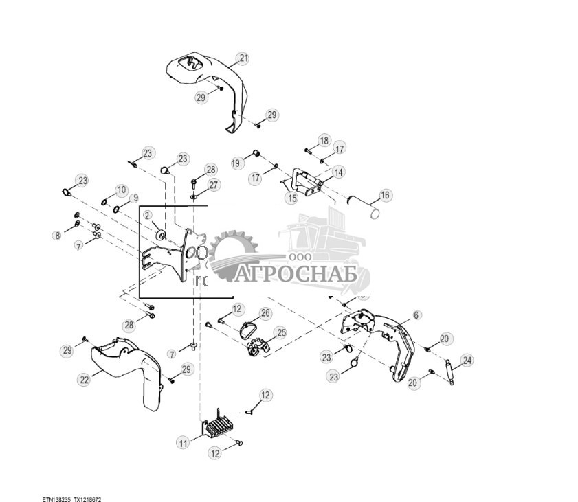 Рычаг сервоконтроллера, левый (303524 - ) - ST866531 523.jpg